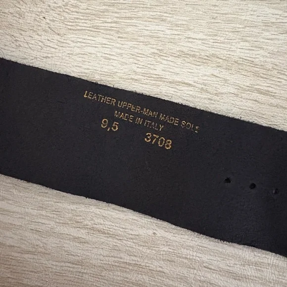 NEW Avelinni Italian navy suede double strap block heel slide sandals - Picture 6 of 7